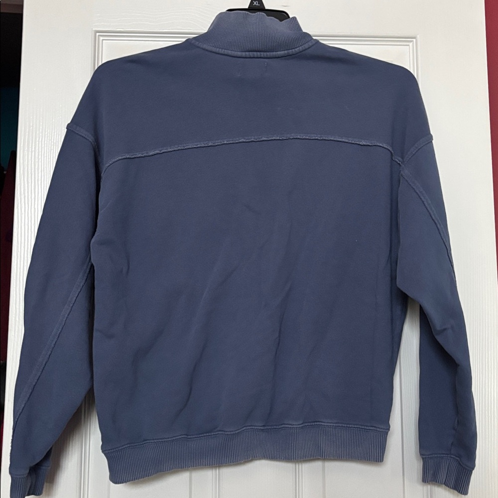 Aerie Women's Light blue 1/4 zip sweatshirt size small - Picture 2 of 7